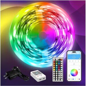 110ft LED Strip Lights RGB Color Changing Smart Lights Music Sync Bedroom Kitche